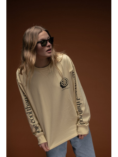 T-SHIRT LONG SLEEVES  MORE COOL YELLOW