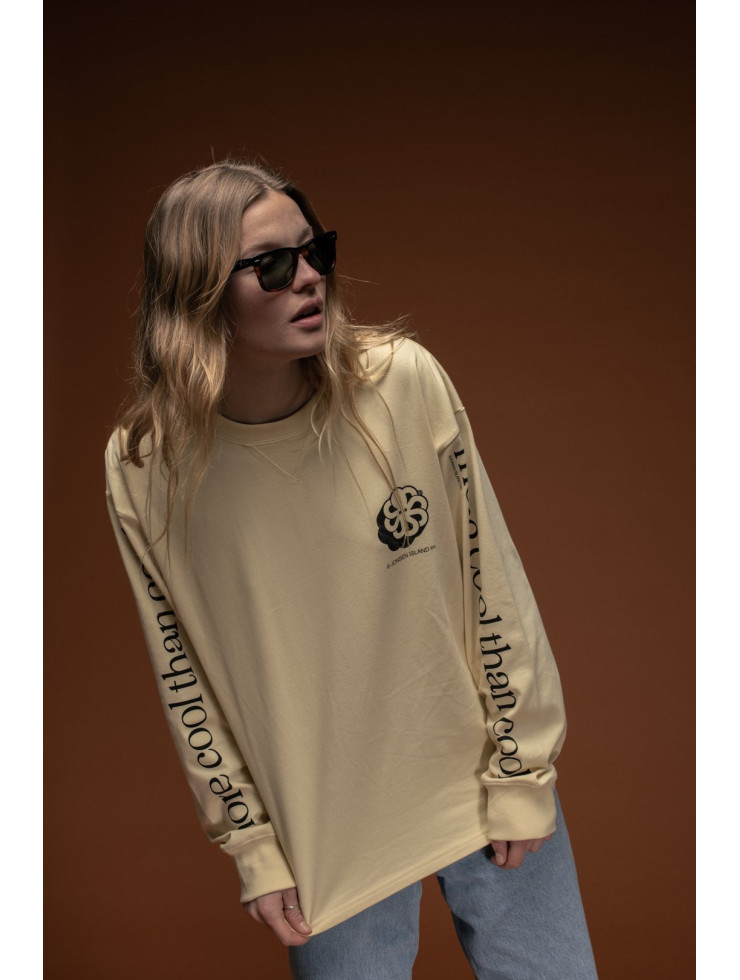T-SHIRT LONG SLEEVES  MORE COOL YELLOW