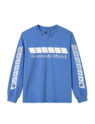 T-SHIRT LONG SLEEVES  TOTALLY MIX BLUE F/O
