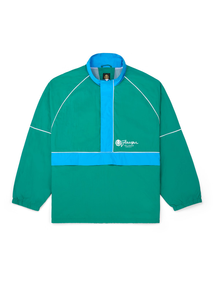 VESTE PULL-ON VINTAGE PULL-ON GREEN/BLUE
