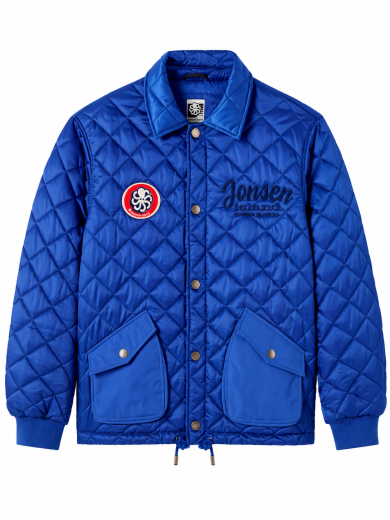 QUILTED JACKET  BIG SUR BLUE BRODBLUE