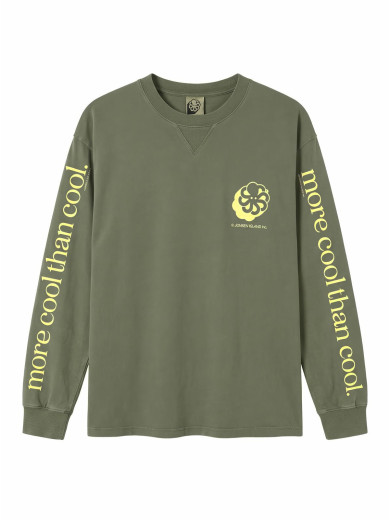 T-SHIRT LONG SLEEVES  MORE COOL GREEN F/O
